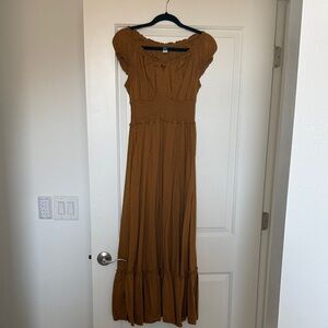 Old Navy Brown Maxi Dress